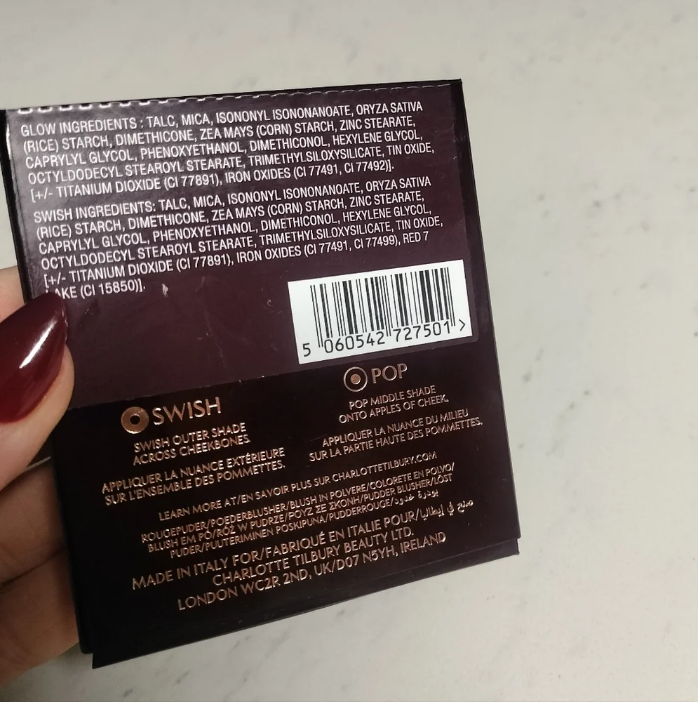 Charlotte Tilbury Cheek to Chic Blusher – “Walk of No Shame” Blush NIB